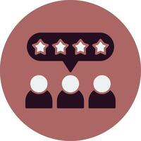 Group Feedback Vector Icon