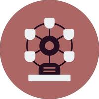 Ferris Wheel Vector Icon