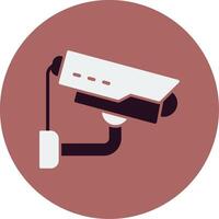 icono de vector de cámara de seguridad