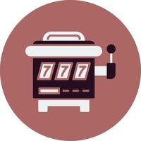 Slot Machine Vector Icon