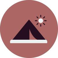 Tent Vector Icon