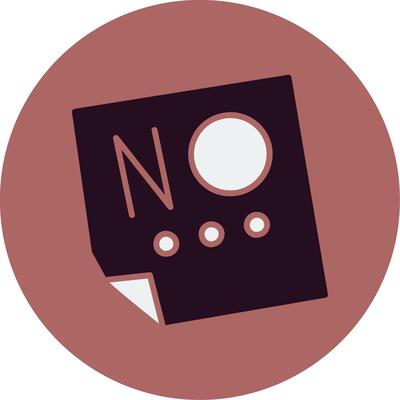 Say No Vector Icon