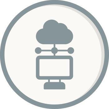 Cloud Computing Vector Icon