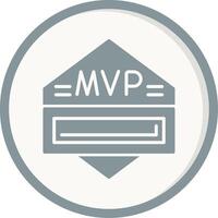 icono de vector de mvp