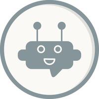 Robot Chat Vector Icon