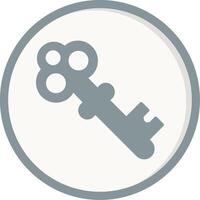 Old Key Vector Icon