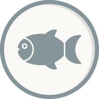 icono de vector de pescado