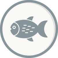 icono de vector de pescado