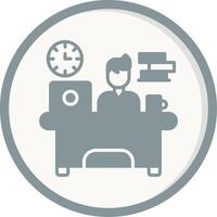 Workaholic Vector Icon