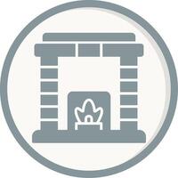 Fireplace Vector Icon