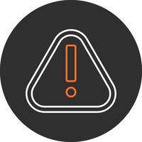 Alert Blue Filled Icon vector