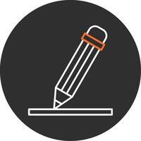 Pencil Blue Filled Icon vector