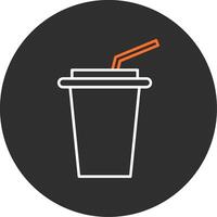 Drinks Blue Filled Icon vector