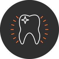 Tooth Blue Filled Icon vector
