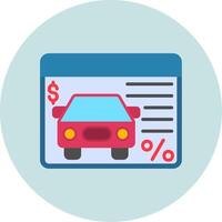 Car Loan Vector Icon