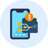 Digital Wallet Vector Icon