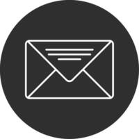 Email Blue Filled Icon vector