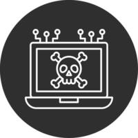 Dead Blue Filled Icon vector