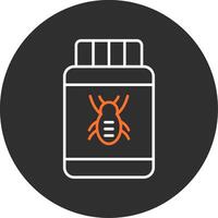 Pesticide Blue Filled Icon vector