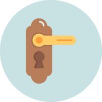 Door lock Vector Icon