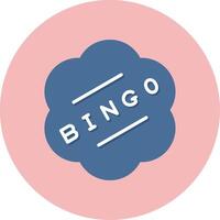 icono de vector de bingo