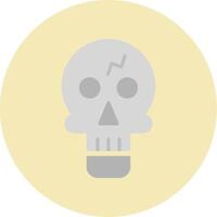 Skull Island Vector Icon