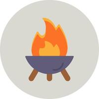 Firepit Vector Icon