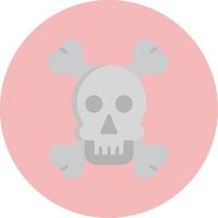 Skull And Bones Vector Icon