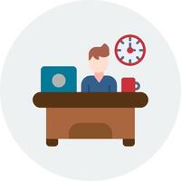 Workaholic Vector Icon