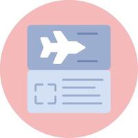 Plane Ticket Vector Icon