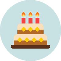 Birthday Cake Vector Icon