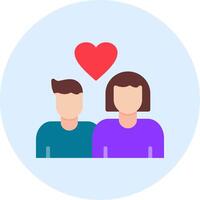 icono de vector de pareja