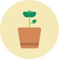 Flower Pot Vector Icon