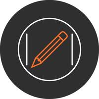 Pencil Blue Filled Icon vector