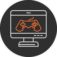 Game Blue Filled Icon vector