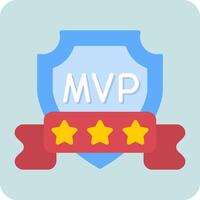 icono de vector de mvp