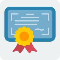 Certificate Vector Icon