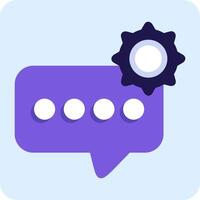 Support Chat Vector Icon