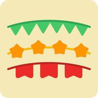Bunting Vector Icon