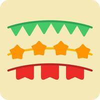 Bunting Vector Icon