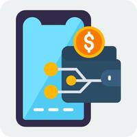 Digital Wallet Vector Icon