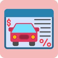 Car Loan Vector Icon