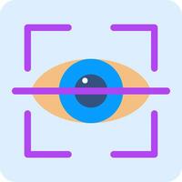 Retinal Scanner Vector Icon