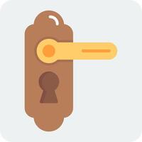 Door lock Vector Icon