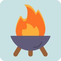 Firepit Vector Icon