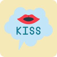 Kiss Vector Icon