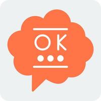 Okay vector icono