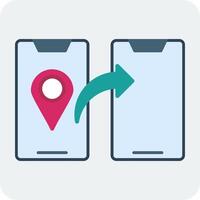 Share Location Vector Icon