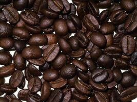 roasted coffee beans. photo