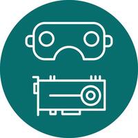 Virtual Reality Vector Icon